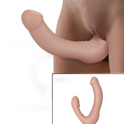 Lovetoy iJoy Dubbele Vibrerende Dildo met afstandsbediening - lichte huidskleur-Erotiekvoordeel.nl