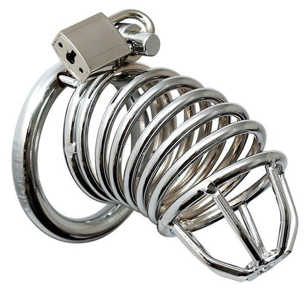 Metalen penis kuisheids kooi met hangslot - Erotiekvoordeel.nl