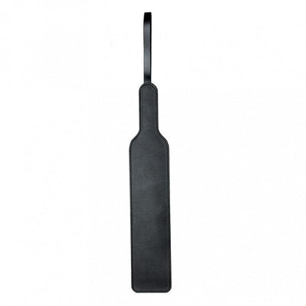 Mooie basic paddle van 40 cm gemaakt van glad dubbel leder - zwart - Erotiekvoordeel.nl