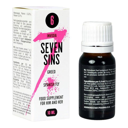 Morningstar - Seven Sins - Greed - Lustopwekker Voor Koppels - 10 ml-Erotiekvoordeel.nl