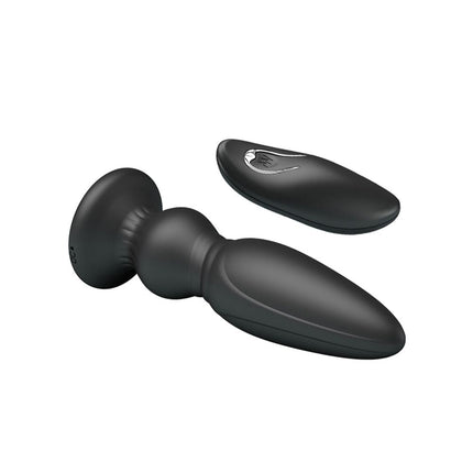 Mr. Play vibrerende oplaadbare anaal plug met remote control - buttplug Extra - Erotiekvoordeel.nl