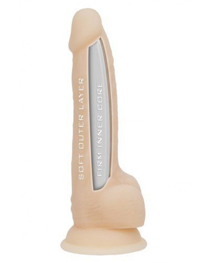 Naked Addiction Siliconen Dildo met Zuignap met Incredifeel Technologie 21.5 cm - Erotiekvoordeel.nl