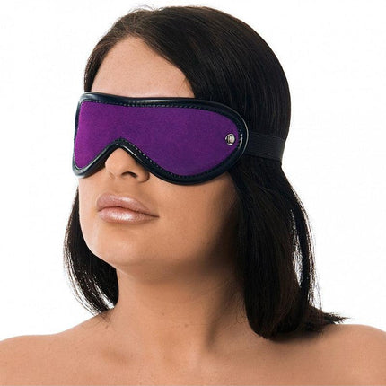 Oogmasker Leer - Paars - Erotiekvoordeel.nl