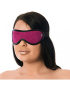 Oogmasker Leer - roze - Erotiekvoordeel.nl