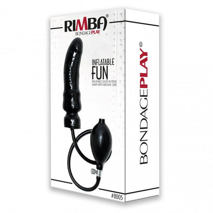 Opblaasbare Dildo in penis vorm met massieve kern - Erotiekvoordeel.nl