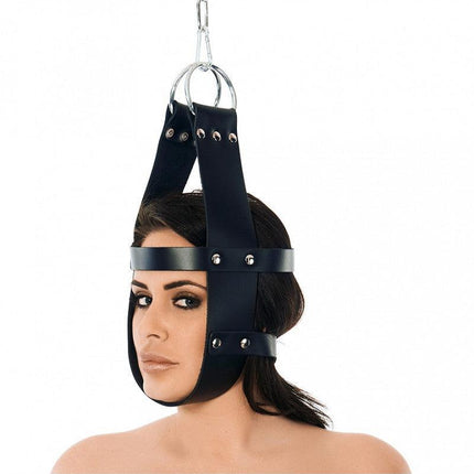 Ophang Masker met Ringen en Kinband - Erotiekvoordeel.nl