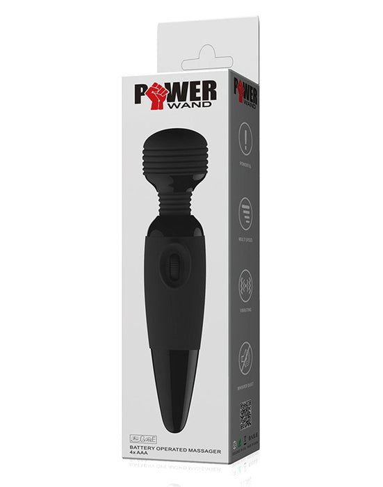POWER Black Power Basic Wand Vibrator - Erotiekvoordeel.nl