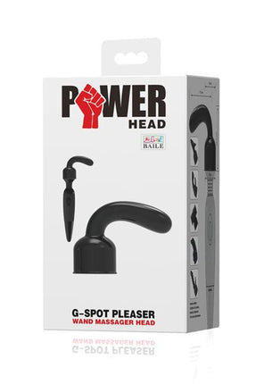 POWER Opzetstuk Wand Vibrator G-spot Pleaser - zwart - Erotiekvoordeel.nl