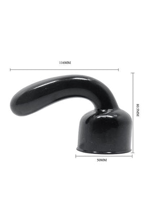 POWER Opzetstuk Wand Vibrator G-spot Pleaser - zwart - Erotiekvoordeel.nl