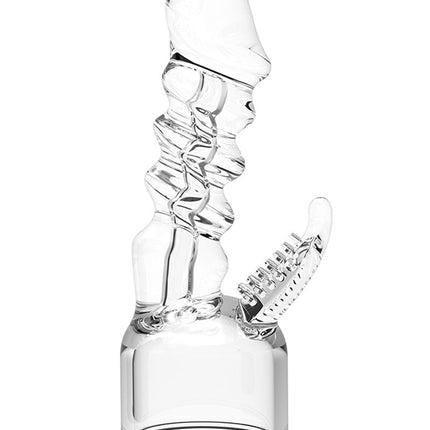 POWER Opzetstuk Wand Vibrator Super Dong - transparant - Erotiekvoordeel.nl