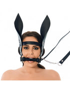 Paardenbit gag met teugels en oren voor pony play - Erotiekvoordeel.nl