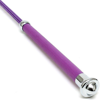 Paardrijzweep met flapje 65 cm - paars - Erotiekvoordeel.nl
