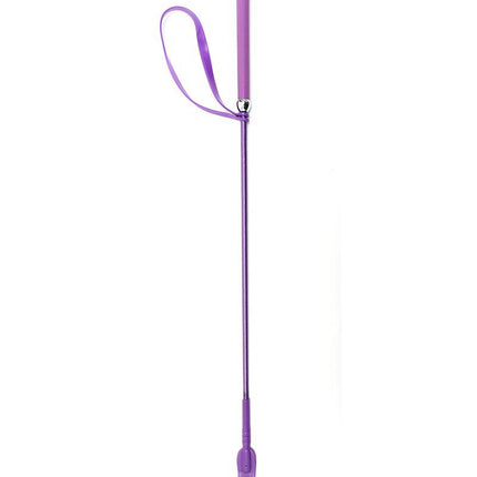 Paardrijzweep met flapje 65 cm - paars - Erotiekvoordeel.nl