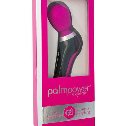 Palm Power Extreme Wand Vibrator - ergonomisch gevormd en extreem krachtig - roze - Erotiekvoordeel.nl