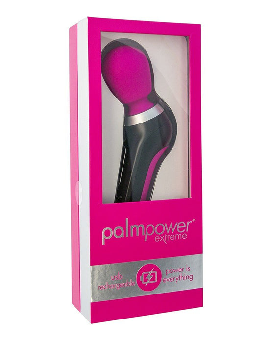Palm Power Extreme Wand Vibrator - ergonomisch gevormd en extreem krachtig - roze - Erotiekvoordeel.nl