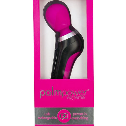 Palm Power Extreme Wand Vibrator - ergonomisch gevormd en extreem krachtig - roze - Erotiekvoordeel.nl