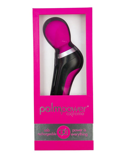 Palm Power Extreme Wand Vibrator - ergonomisch gevormd en extreem krachtig - roze - Erotiekvoordeel.nl