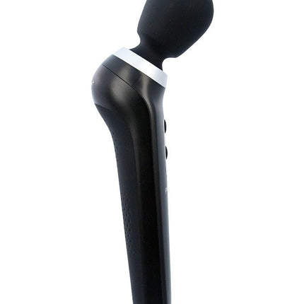 Palm Power Extreme Wand Vibrator - ergonomisch gevormd en extreem krachtig - zwart - Erotiekvoordeel.nl