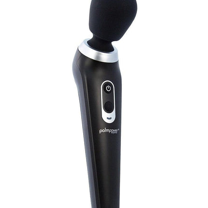 Palm Power Extreme Wand Vibrator - ergonomisch gevormd en extreem krachtig - zwart - Erotiekvoordeel.nl