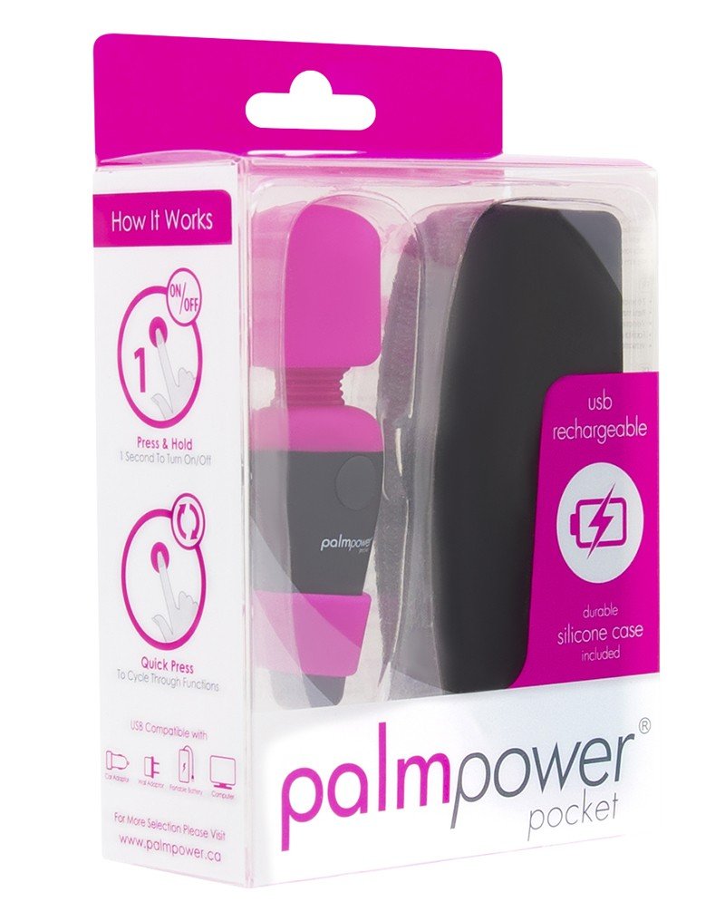 PalmPower Pocket Wand Vibrator - Erotiekvoordeel.nl