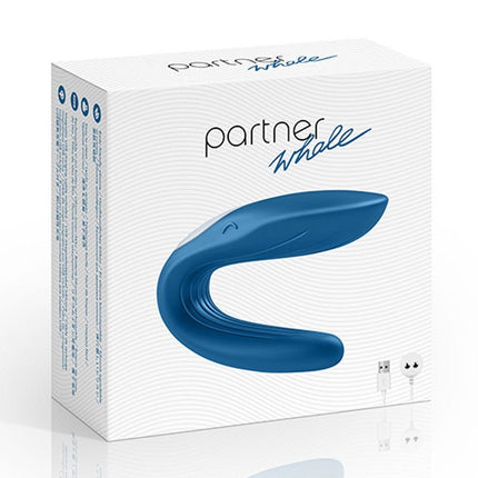 Partner Whale Koppel Vibrator - Blauw - Erotiekvoordeel.nl