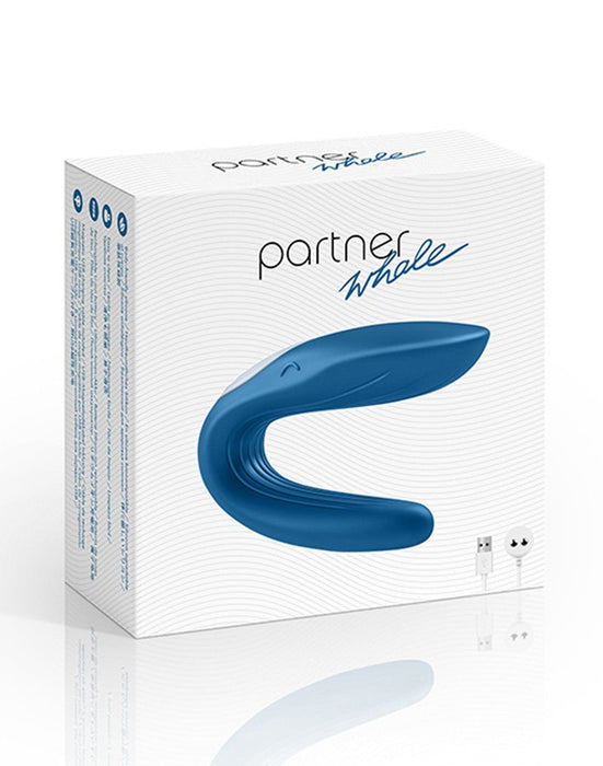 Partner Whale Koppel Vibrator - Blauw - Erotiekvoordeel.nl