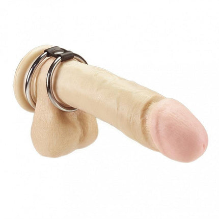 Penis tuigje met Metalen ringen Ø 35 en 50 mm - Erotiekvoordeel.nl