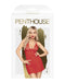 Penthouse Mini jurkje met string BEDTIME STORY - rood-Erotiekvoordeel.nl