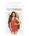 Penthouse V-hals mini-jurk met string EARTH-SHAKER - rood-Erotiekvoordeel.nl