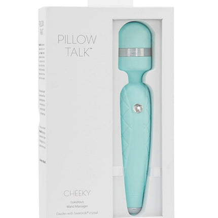 Pillow Talk Cheeky Wand Massager - Lichtblauw - Erotiekvoordeel.nl