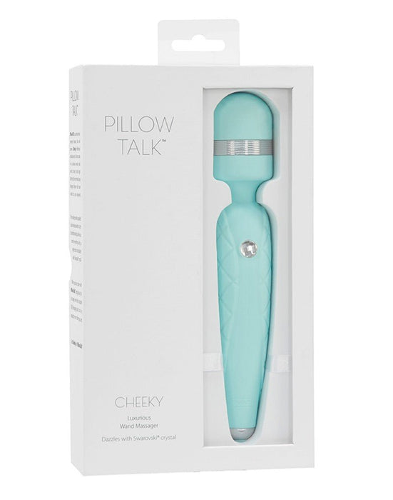 Pillow Talk Cheeky Wand Massager - Lichtblauw - Erotiekvoordeel.nl