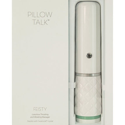 Pillow Talk Feisty Stotende Vibrator met handsfree houder - mintgroen - Erotiekvoordeel.nl