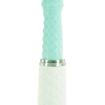 Pillow Talk Feisty Stotende Vibrator met handsfree houder - mintgroen - Erotiekvoordeel.nl