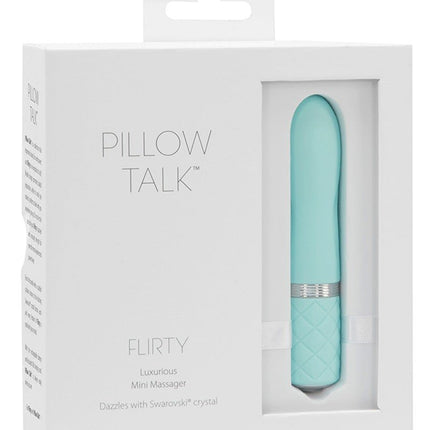 Pillow Talk Flirty Mini vibrator - Lichtblauw - Erotiekvoordeel.nl