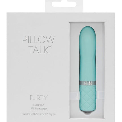 Pillow Talk Flirty Mini vibrator - Lichtblauw - Erotiekvoordeel.nl