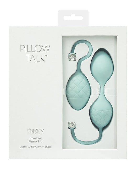 Pillow Talk Frisky Vaginale Balletjes - Lichtblauw - Erotiekvoordeel.nl