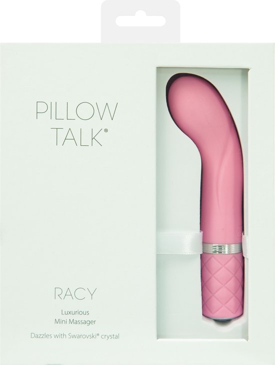Pillow Talk Oplaadbare Mini Vibrator Racy - roze - Erotiekvoordeel.nl