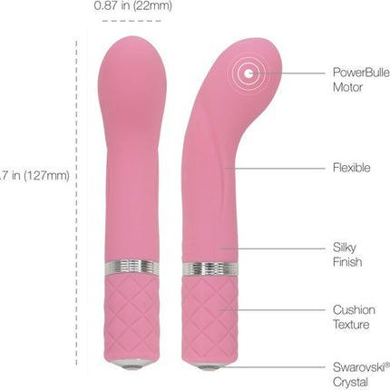 Pillow Talk Oplaadbare Mini Vibrator Racy - roze - Erotiekvoordeel.nl