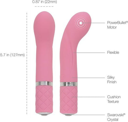 Pillow Talk Oplaadbare Mini Vibrator Racy - roze - Erotiekvoordeel.nl