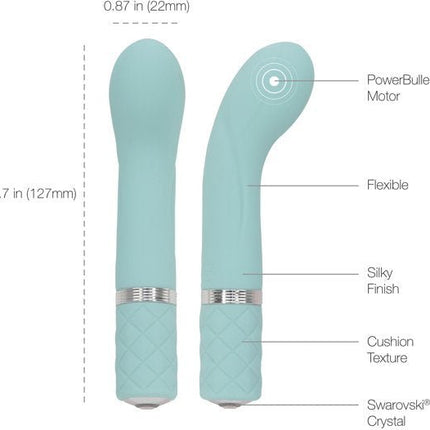 Pillow Talk Oplaadbare Mini Vibrator Racy - mintgroen - Erotiekvoordeel.nl