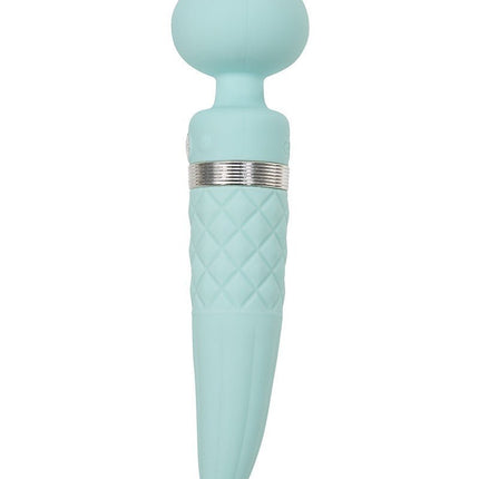 Pillow Talk Sultry Roterende Wand en G-spot Vibrator met verwarmingsfunctie - Lichtblauw - Erotiekvoordeel.nl