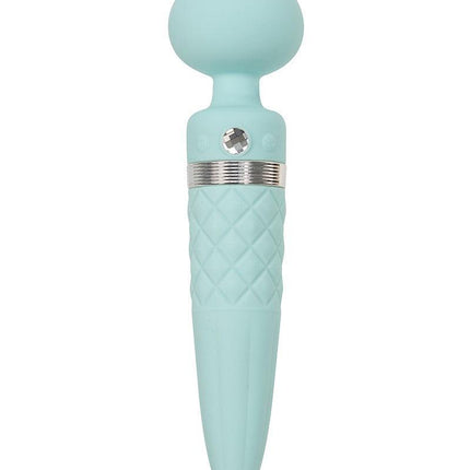 Pillow Talk Sultry Roterende Wand en G-spot Vibrator met verwarmingsfunctie - Lichtblauw - Erotiekvoordeel.nl