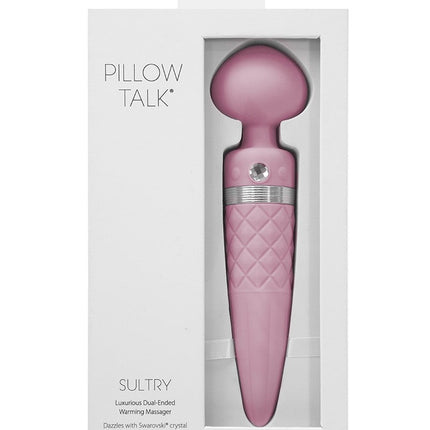 Pillow Talk Sultry Roterende Wand en G-spot Vibrator met verwarmingsfunctie - roze - Erotiekvoordeel.nl