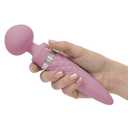Pillow Talk Sultry Roterende Wand en G-spot Vibrator met verwarmingsfunctie - roze - Erotiekvoordeel.nl