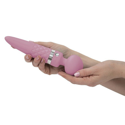 Pillow Talk Sultry Roterende Wand en G-spot Vibrator met verwarmingsfunctie - roze - Erotiekvoordeel.nl