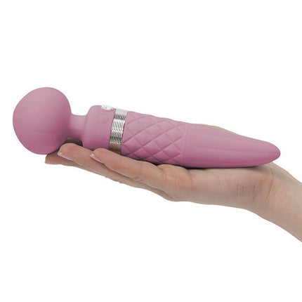 Pillow Talk Sultry Roterende Wand en G-spot Vibrator met verwarmingsfunctie - roze - Erotiekvoordeel.nl