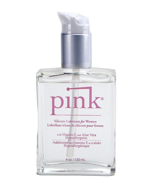 Pink Siliconen Glijmiddel - 120 ml in glazen parfumflesje - Erotiekvoordeel.nl