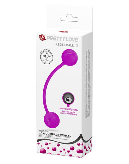 Pretty Kegel Ball III vaginale bekkenbodem training balletjes met metalen kogels - roze - Erotiekvoordeel.nl