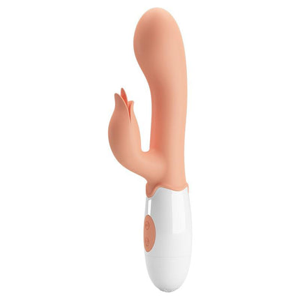 Pretty Love Bloody Mary - Vibrator - Rabbit Vibrator met Clitoris Stimulatie - Lichte Huidskleur - Geeft Intens en Krachtig Plezier-Erotiekvoordeel.nl
