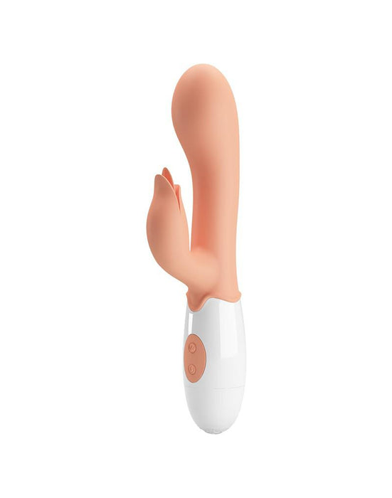 Pretty Love Bloody Mary - Vibrator - Rabbit Vibrator met Clitoris Stimulatie - Lichte Huidskleur - Geeft Intens en Krachtig Plezier-Erotiekvoordeel.nl